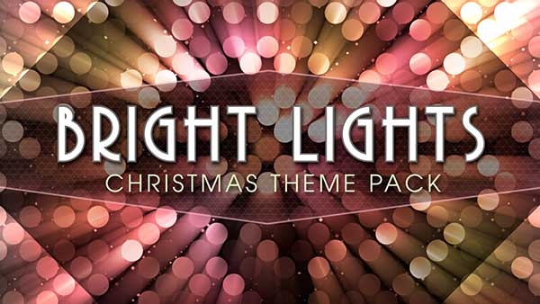 christmas church media bright lights