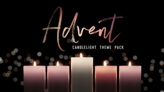 advent church media candlelight